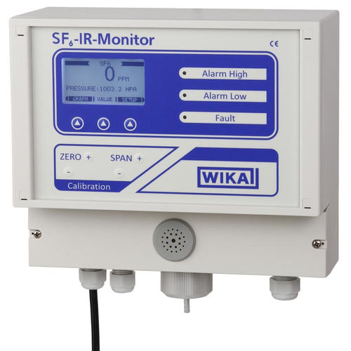 Appareil de surveillance SF6 - GA35 - WIKA Alexander Wiegand SE & Co. KG - de concentration / de débit / d'humidité