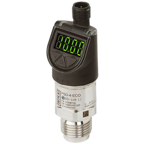Pressostat électronique - PSD-4-ECO - WIKA Alexander Wiegand SE & Co. KG - avec interface IO-Link / pour applications hydrauliques / OEM