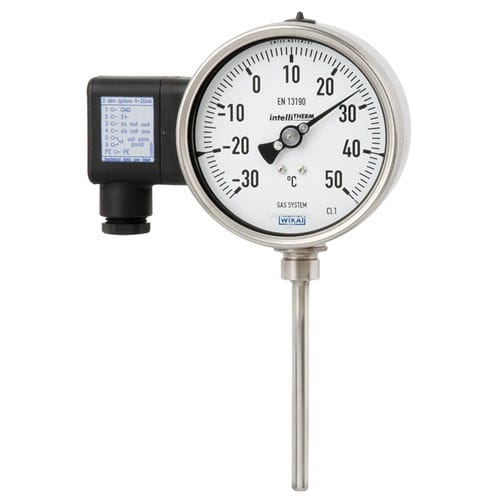 Thermomètre à dilatation de gaz - TGT73 - WIKA Alexander Wiegand SE & Co. KG - à cadran / compact / pour produits chimiques