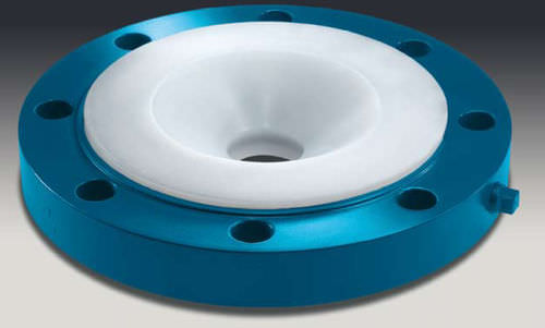 Bride pour tuyaux - Baum Kunststoffe GmbH - en acier au carbone / revêtue de PTFE / à visser