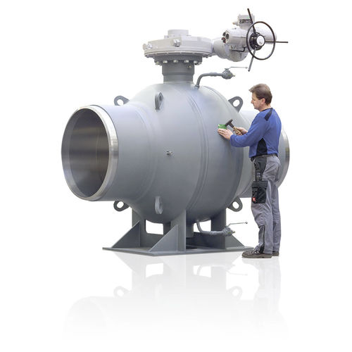Vanne entièrement soudée - BÖHMER Kugelhähne, Werner Böhmer GmbH - à boisseau sphérique / avec volant / pour pipeline