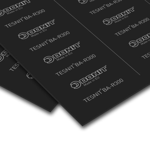 Feuille de joint en graphite - TESNIT® BA-R300 - DONIT TESNIT, d.o.o. - en NBR / en carbone / en acier