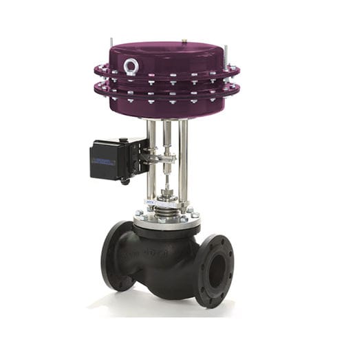 Vanne à soupape - PV25S - Dansk Ventil Center A/S - à commande pneumatique / de contrôle / pour gaz