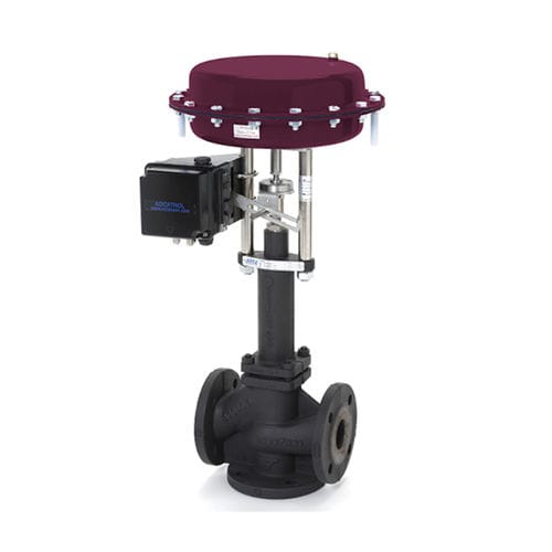 Vanne à soupape - PV253G - Dansk Ventil Center A/S - à commande pneumatique / de mélange / pour gaz