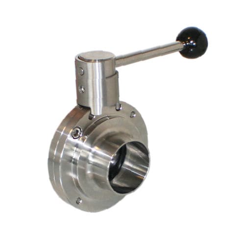 Vanne pour sanitaire - 2600 - Dansk Ventil Center A/S - papillon / à levier / 2 pièces
