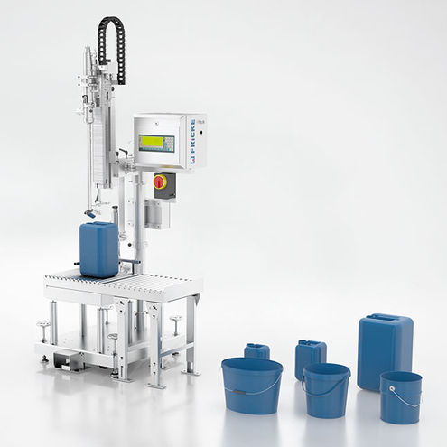 Remplisseuse semi-automatique - EFS 51 - FRICKE Abfülltechnik GmbH & Co. KG - de pots / de bidons / de seaux