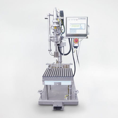 Remplisseuse semi-automatique - EFS 31 - FRICKE Abfülltechnik GmbH & Co. KG - de seaux / de bidons / canister