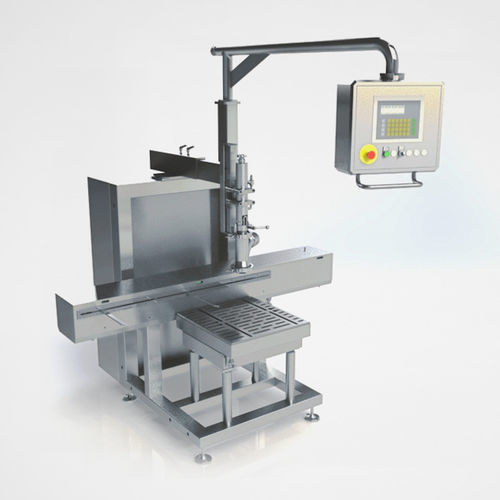 Remplisseuse semi-automatique - EFS 12 - FRICKE Abfülltechnik GmbH & Co. KG - de seaux / de bidons / canister