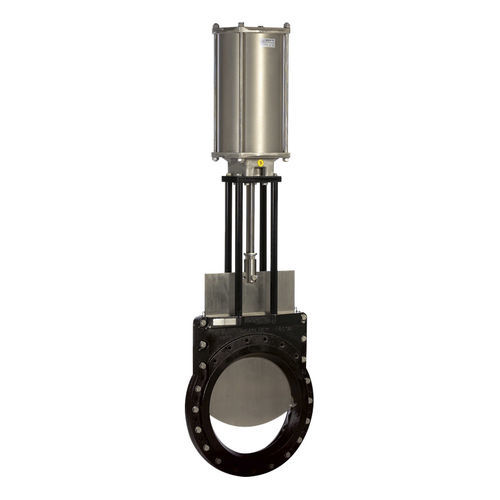 Vanne à guillotine - AT200 F - GEFA Processtechnik - à commande pneumatique / de régulation / pour l'eau