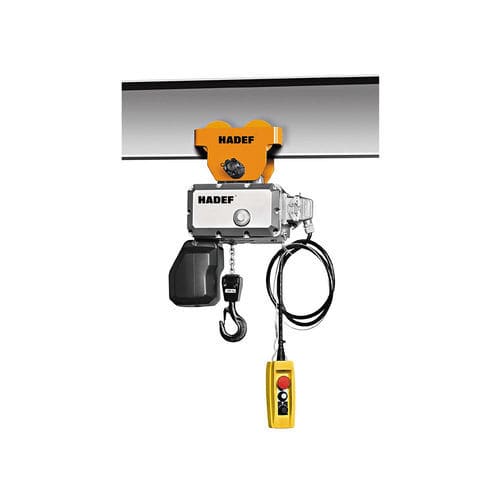 Palan électrique à chaîne - 62/05 R - HADEF - compact / avec chariot