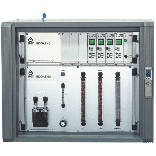 Analyseur d'oxygène - Biogas 401 - ADOS GmbH, Mess- und Regeltechnik - de dioxyde de carbone / de méthane / de sulfure d'hydrogène
