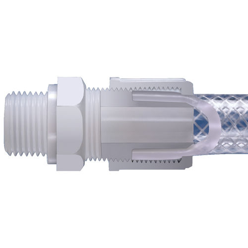 Connecteur de tube en T - 1B - EM-Technik GmbH - coudé / en plastique