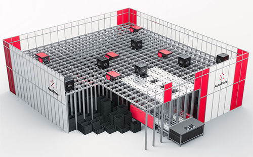 Transtockeur pour entrepôt - AUTOSTORE™ - Fives Cinetic SAS - pour système de rangement