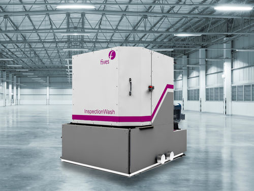 Machine de lavage par aspersion - INSPECTIONWASH™ - Fives Cinetic SAS - à sec / de process / industrielle
