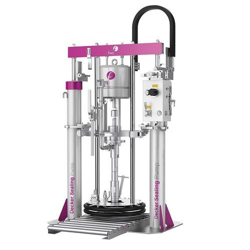 Pompe à piston plongeur - DR  - Fives Cinetic SAS - pour résine époxy / graisse fluide / électrique