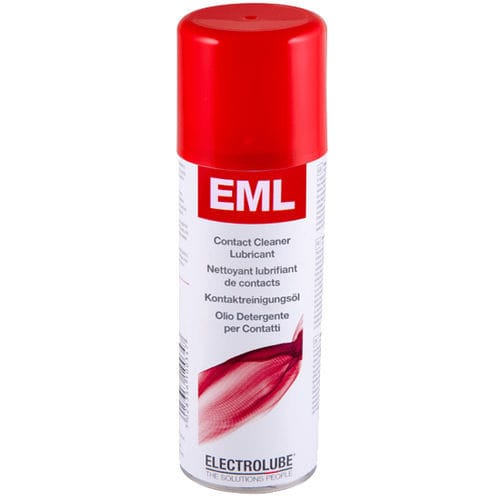 Détergent à base de solvant - EML - ELECTROLUBE - de métaux / pour contact électrique / lubrifiant