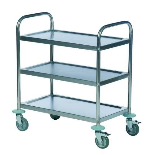 Chariot desserte - 2243 - Novodinámica S.L.U. - en acier inoxydable / à plate-forme / 3 niveaux