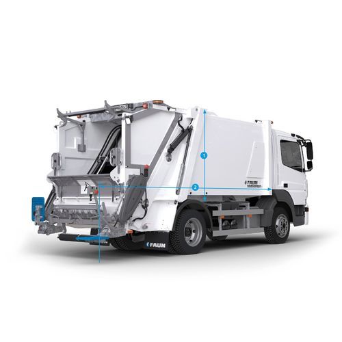 Benne à ordures ménagères chargement arrière - VARIOPRESS URBAN - FAUN Umwelttechnik GmbH & Co. KG - diesel / avec compacteur