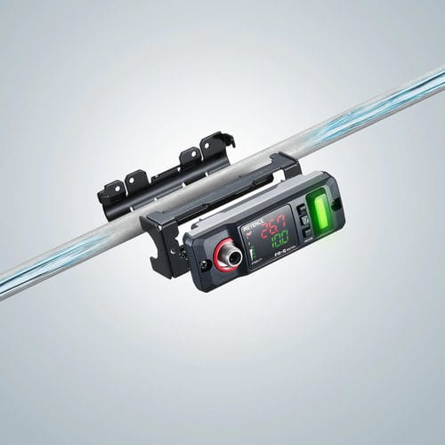 Capteur de débit à ultrasons - FD-Q series - KEYENCE - volumique / pour l'eau / pour huile
