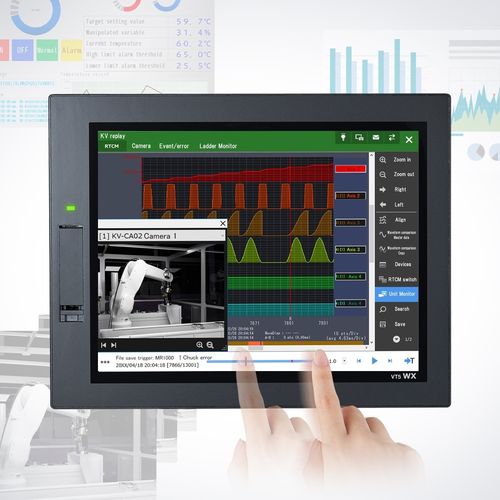 IHM tactile - VT5 series - KEYENCE - encastrable / embarqué / XGA