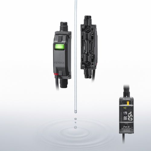 Capteur de débit non-intrusif - FD-X series - KEYENCE - à ultrasons / volumique / pour l'eau