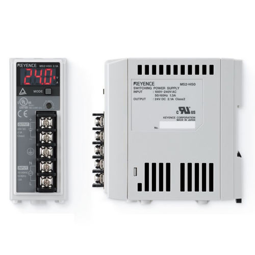 Alimentation électrique sur rail DIN - MS2 series - KEYENCE - AC/DC / à découpage / numérique