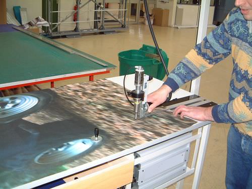 Machine de découpe à ultrasons - SODIFA ESCA - pour textiles / CNC