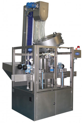 Capsuleuse linéaire - MCP 5000 - MARCOPACK - automatique / pour récipients en verre / de pot