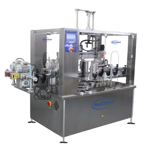 Étiqueteuse automatique - MCP 350T - MARCOPACK - pour emballage / pour bouteilles / de pot