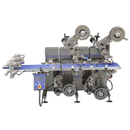 Étiqueteuse automatique - MCP 600T 4C - MARCOPACK - pour bouteilles / pour emballage / pour produits chimiques