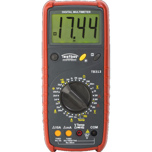 Multimètre numérique - TESTBOY 313 - Testboy - portable / 600 V / 10 A