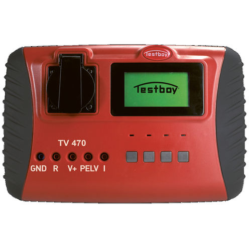 Testeur de sécurité électrique - TESTBOY TV 470 - Testboy - PAT / portable / avec écran LCD