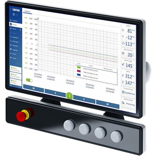 Moniteur LCD - v200-P - Lenze SE - à écran tactile multi-points / à écran tactile capacitif / industriel
