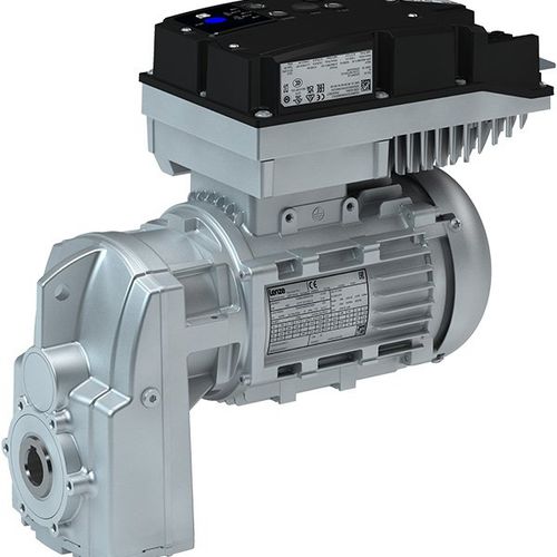 Motoréducteur triphasé - g500-S + m500 + i550 motec - Lenze SE - à engrenage hélicoïdal / à arbres parallèles / à arbre creux