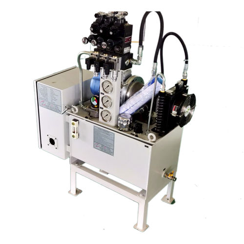 Groupe hydraulique à moteur électrique - UCAM - table rotative / double pompe / mini