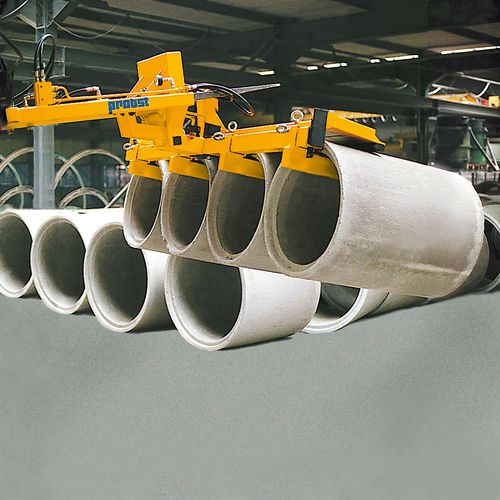 Pince de levage et de retournement pour canalisations en béton - FUG - Probst GmbH - horizontale / hydraulique