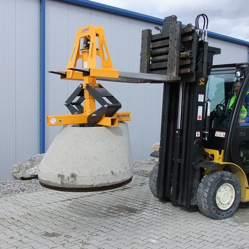 Pince de levage pour canalisations en béton - KIG series - Probst GmbH - verticale / mécanique / préhension interne