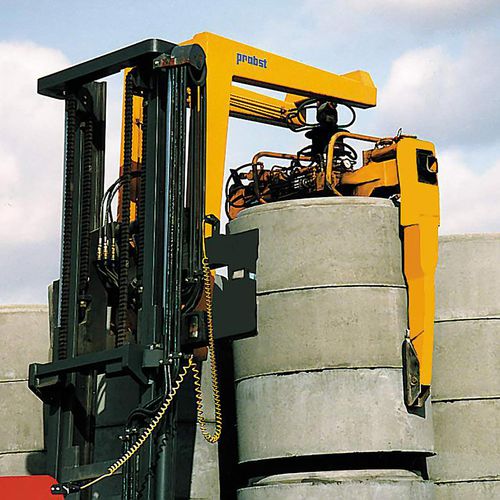 Pince hydraulique pour chariot élévateur - RKZ-H series - Probst GmbH - pour éléments de regard