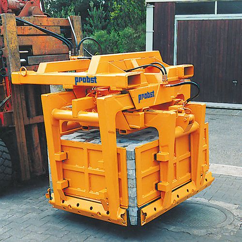 Pince hydraulique pour chariot élévateur - STAZ-UNI-4 series - Probst GmbH - pour plaque de béton