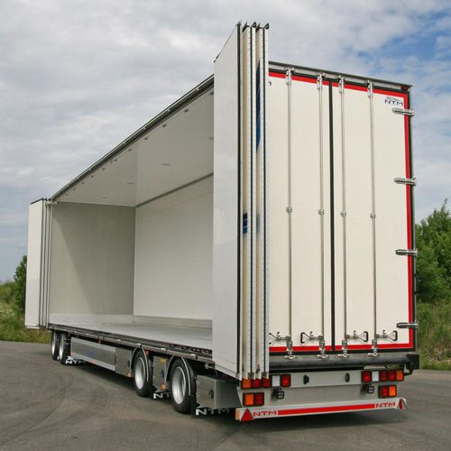 Remorque porte-conteneur - eNRGy - NTM - NÄRPES TRÄ & METALL - pour marchandise / à 2 essieux / tractée