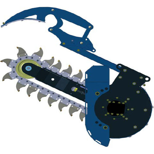Trancheuse de sol à chaînes - MT600 - Auger Torque Europe Ltd. - pour pelle hydraulique / pour chargeuse compacte