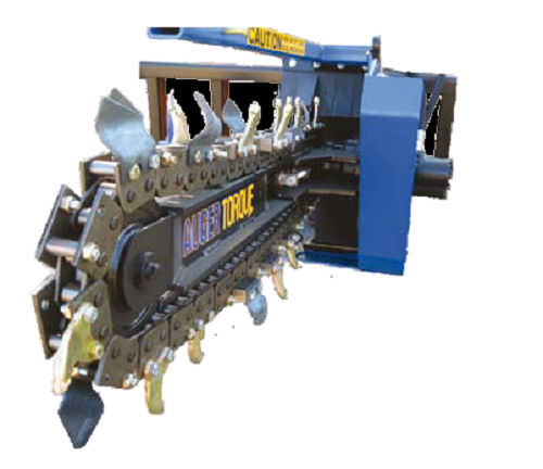 Trancheuse de sol à chaînes - MT900 - Auger Torque Europe Ltd. - pour pelle hydraulique / pour chargeuse compacte