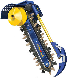 Trancheuse de sol à chaînes - XHD series - Auger Torque Europe Ltd. - pour chargeuse / pour chargeuse compacte / pour pelle hydraulique
