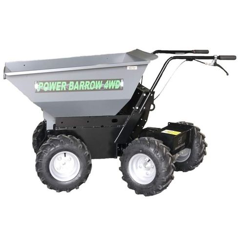 Mini-dumper sur pneus - Muck Truck - à batterie / à déchargement frontal / 4 roues motrices