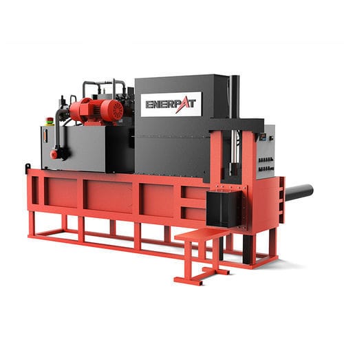 Presse à balles de copeaux de bois - HBA-B series - ENERPAT AMERICA - horizontale / à canal / automatique