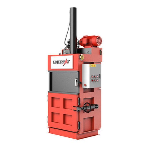 Presse à balles verticale - VB series - ENERPAT AMERICA - à chargement frontal / pour carton / pour bouteilles