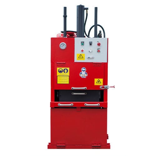 Presse à balles pour déchets - RC series - ENERPAT AMERICA - pour produits en vrac / verticale / à chargement frontal