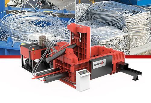 Presse à balles pour ferraille - AMB-L2520-315 - ENERPAT AMERICA - pour aluminium / horizontale / compacte