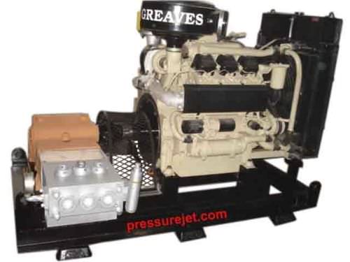 Groupe de pompage à piston - PressureJet Systems Pvt. Ltd. - auto-amorçant / stationnaire / industriel