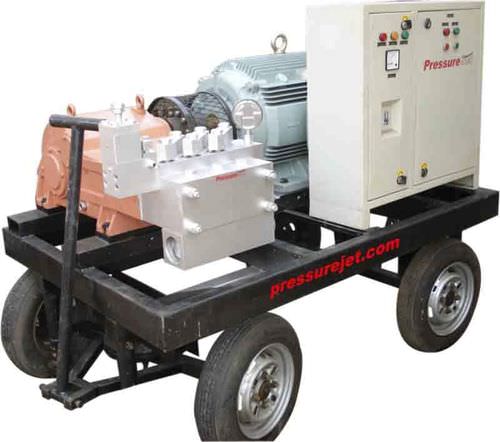 Pompe à piston plongeur - PressureJet Systems Pvt. Ltd. - pour fuel / pour eaux usées / électrique